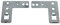 Paxanpax PLD1587 Compatible for BSH Bosch, Neff, Siemens Multi-Model Fitting Dishwasher Bracket Fixing Kit (00165778), Silver