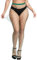CozyWow Collant a rete da donna elastico per scavare fuori a vita alta rete da pescatore collant deliziosi giarrettiera coscia calze alte per donne, Grande foro verde, Taglia unica