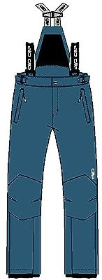 CMP - Herren-Latzhose, Benzin, 56