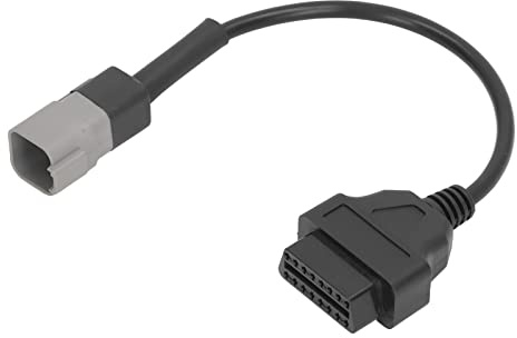 OBD2 Kabelstecker Scanner 6PIN auf 16PIN Diagnosekabel Adapter Ersatz für CAN AM MOTO ATV UTV Motorrad Fahrrad
