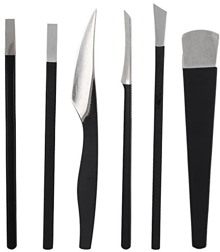 Kit de Herramientas de Pedicura para Uñas Encarnadas, Juego de Herramientas para Uñas Encarnadas de 6 Piezas y Juego de Levantadores con Bolsa de (Conjunto de seis piezas + caja
