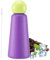 EQARD Gourde Isotherme Enfant Adulte 500ml Bouteille Isotherme avec 360° Couvercle Étanche Tasse Café Gourde Inox avec Brosse de Nettoyage du Couvercle Garde 12h Chaud/24h Froid Sans BPA (Pourpre)