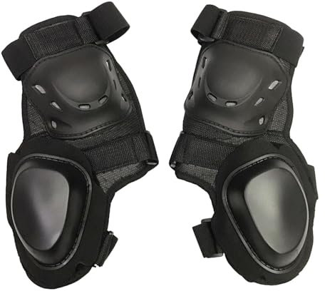 Perfeclan Motorrad-Knieschützer, Motorrad-Beingamaschen, Knieorthesen, Schutzausrüstung, Bequeme Knieschützer zum Skaten
