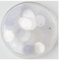 VICIYOO Pailletten, 10 mm, 15 mm, 20 mm, 25 mm, groß, flach, mit rundem Rand, Loch, lose Pailletten für Carfs, DIY-Dekoration, 10 g