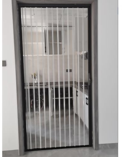 Schiebetür Falttür falttüren innentüren 240 cm hohe, durchsichtige Falttür mit Verschluss, 146 cm breite Faltschiebetür mit Aluminiumrahmen und Acrylglas, mehrfach gefaltete Schranktür für Badezimmert