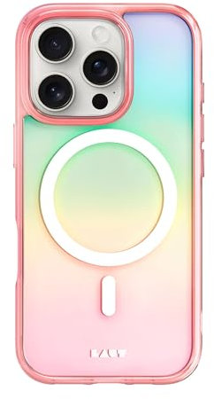 LAUT Holo Hülle kompatibel mit iPhone 16 Pro – Holo Pink