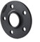 DEMULAX 2 Stück 15/20/25/30/35mm PCD 4x98 CB 58,1mm Rad Spacer Adapter, for Alfa, for Romeo, for FIAT, Spurverbreiterungen für Automobile(Black 2pcs 20mm Spacers)