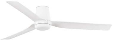 Faro PUNT Ventilatore da soffitto bianco medio Tub con motore DC Smart a 6 velocità