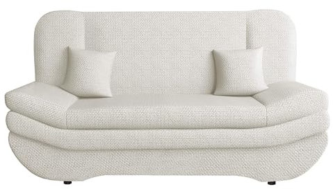 Mirjan24 Sofa Weronika mit Bettkasten und Schlaffunktion, Schlafsofa, Große Farb- und Materialauswahl, Couch vom Hersteller, Wohnlandschaft (Flow 06)