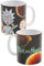 Rick and Morty Tasse - Planet Kaffeetasse Becher Kaffeebecher aus Keramik Schwarz 320 ml
