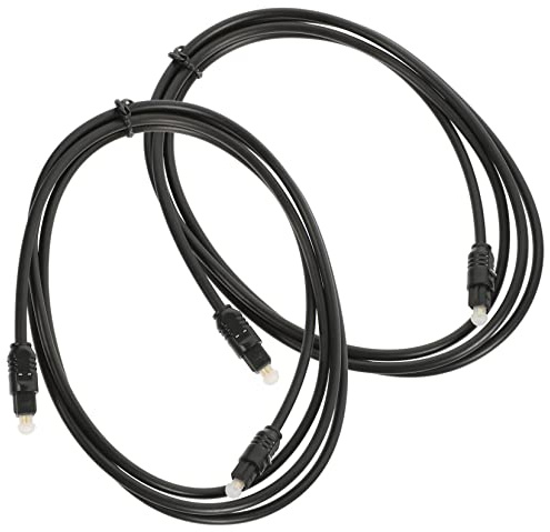 SHINEOFI 2 Pièces Câble Audio Optique pour Barre Tv Câble Numérique Haute avec Connecteurs Plaqués Compatible avec Dvd et Cd
