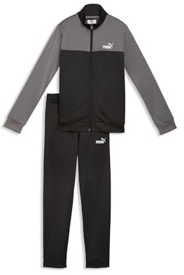 PUMA Jungen Colourblock Trainingsanzug 128, Black