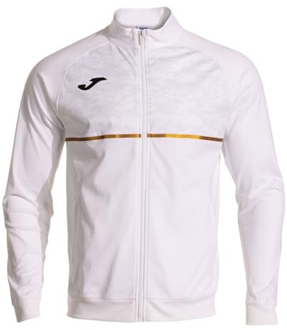 Joma Herren-Sportjacke mit langen Ärmeln, XS-3XL, atmungsaktiv, mit Seitentaschen, ideal zum Laufen und Trainieren, Record III