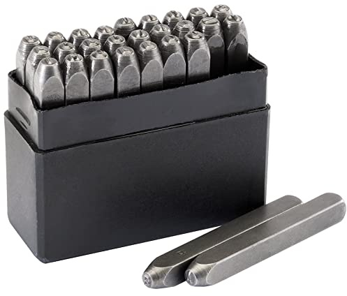 Draper 37333 LS A-Z Letter Stamp Set, Blue, 1/8 Height, 26 Pieces