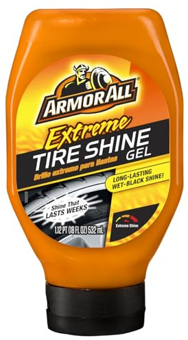 Armor All Extreme Tire Shine Gel by Armor All, Tire Shine for Restoring Color and Tire Protection, 18 Fl Oz