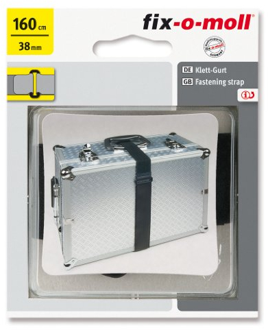 fix-o-moll Klett-Gurt Maxi 38 mm x 160 cm schwarz, 3563024