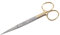REMOS Schere mit Hartmetallschneide breit aus rostfreiem Edelstahl 14.5 cm