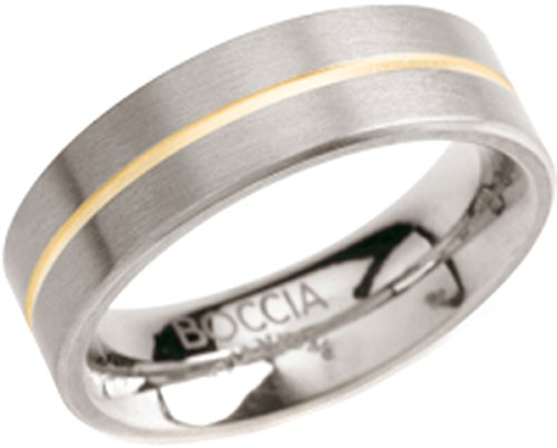 Boccia Damen-Ring Titan Bicolor Gr.66 0101-0366