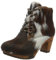Woody Damen Betty Kurzschaft Stiefel, Mehrfarbig (Natur)