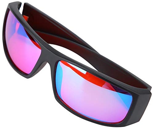 Farbenblinde Korrekturbrille , Rot Grün Blindheit Schwäche Sehkraftverbesserungsbrille , Farbverbesserung , für Fahrer , Sonnenbrille Aussehen , für Rot/Grün Farbenblindheit