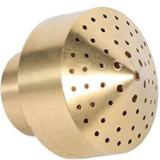 Pond Sprinkler Water fountain Nozzle Spray, Brass Spray Head for Garden Pond, Pool, Rockery Decoration(3/4)