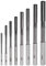 sourcing map 8St Chuck Reibahle Satz Gerade Flöte Fräser H7 3mm 4mm 5mm 6mm 7mm 8mm 9mm 10mm