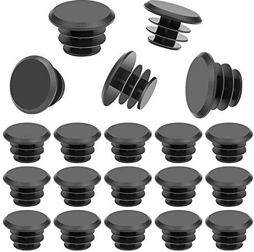 20 Pieces Plastic Handlebar Bar End Plugs Caps for Road Mountain Bike Most Bicycle