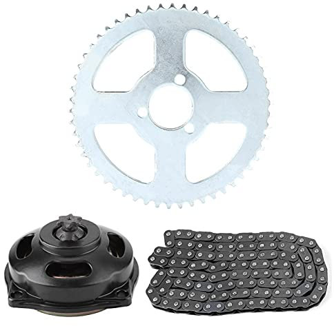 T8F Ketting Kit pour mini moto 47 cc 49 cc pignon avec chaîne Pocket Bike Drive System T8F Chain & 6T Gear & Sprocket Atz Pocket Bike Gear avec chaîne Pocket Bike Chain Off