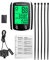 Fahrradcomputer Fahrrad Computer Fahrradtacho Kabellos Stoppuhr Wireless Geschwindigkeitsmesser Kilometerzähler LED IP68 wasserdichte 25 Funktionen Fahrrad Computer Radcomputer Fahrradzubehör (Weiß)