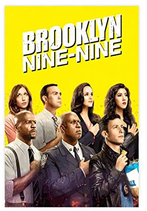 Brooklyn 99 Vintage Classic Movie TV Poster (3) Leinwandposter Wandkunst Dekor Druck Bild Gemälde für Wohnzimmer Schlafzimmer Dekoration Rahmen Stil 30 x 45 cm