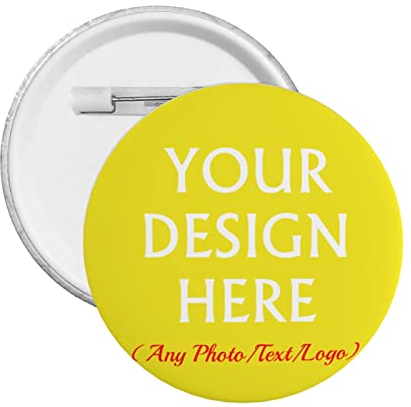 Badge rond personnalisé Broches rondes personnalisées Boutons personnalisés Conception de votre propre nom Texte Image Logo
