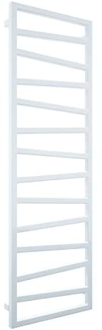 anapont elektrischer Premium Badheizkörper ZigZag - 1545x500 weiß | Timer-Funktion, Handtuchheizkörper, Made in Germany
