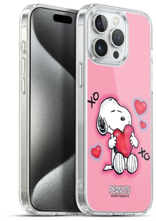 Head Case Designs Offizielle Peanuts XOXO Snoopy Plankenweg-Spritzpistole Gelhülle [Militärischer Schutzgrad] Kompatibel Mit Apple iPhone 15 Pro Max Und Kompatibel Mit MagSafe