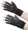 DRwelland Dr.Welland Arthritis-Handschuhe aus Kupfer mit Riemen für Hand- und Fingerlinderung bei Schmerzen, Karpaltunnelsyndrom, Sehnenentzündung, für Männer und Frauen, Schwarz, Large /X-Large