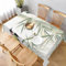 KCGSDEGV Rechteckige Tischdecke mit Bambus-Vogelmuster, 228 x 152 cm, wasserabweisend, waschbar, Tischdecken für Küche und Esszimmer