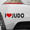 Rakelfix I Love Judo Kampfsport Aufkleber Sticker Größe&Farbe wählbar Autoaufkleber Lack Scheibe