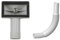 IUSOT 1 Pieces Overflow Pipes, Overflow Tube for Sink Extendible, Wash Basin Overflow Head, Sink Overflow Head, Sink Overflow Kit with 230-600mm Overflow Tube for Sink
