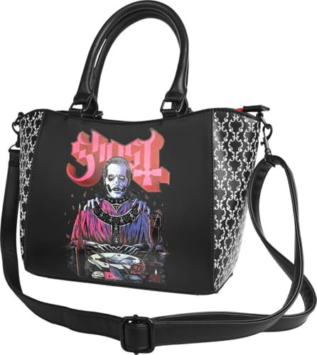Ghost Papa Frauen Handtasche schwarz/weiß/rot Polyurethan, Polyester Band-Merch, Bands, Geschenke