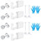 AceFun helix piercing Pistole Kit, Silver Ohrpiercing Pistole,4mm Tragus Piercing Pistolen Kit mit Ohrstecker，Sicherheit Edelstahl fadenlos Knorpel Tragus Helix Monroe Ohrringe Schmuck