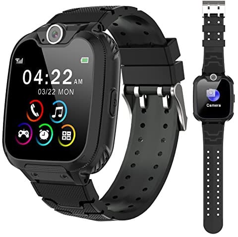 Kesasohe Kids Smart Watch - Smart Watch for Boys Girls Phone Watch with Two Way Call SOS 16 Games HD Camera Music Alarm Video Calculator, KidsWatch Gifts for Boys Girls Student 4-12 Years