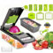 16 in 1 Vegetable Chopper Mandoline Vegetable Slicer Multifunctional with Adjustable Cutter Interchangeable Blades Grater Potato Veg Slicer Kitchen Tools & Gadgets
