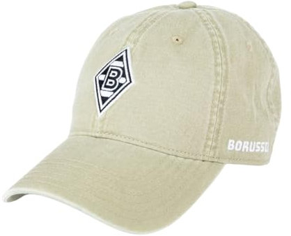 Borussia Mönchengladbach Fancap „Borussia“ | Offizieller Fanartikel Fohlenshop | Gladbach Cap Beige
