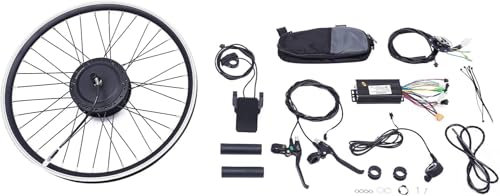 Fermoirper 500W 36V Kit de Conversion pour vélo électrique 27.5 Pouces Roue Avant pour bicyclettes à Deux Roues ou des tricycles 26 et 29 Pouces