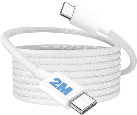 Datenkabel USB C auf USB C Kabel Ladekabel Samsung Schnellladekabel Kompatibel für Galaxy S25 Ultra/FE/Edge, A56/A36/A17/A07, F56/F36/F16, Z Fold 7/Z Flip 7, M56/M36, XCover7 Pro S25 Samsung Ladekabel