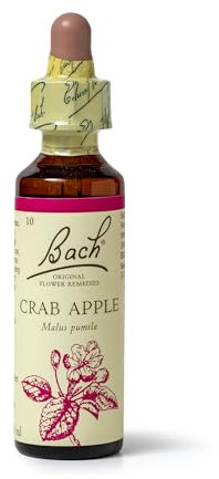 Bach Original Flower Remedies (Crab Apple) Find Joy & Hope, Accept Imperfection, Emotional Wellness, Natural Flower Essence, 20ml