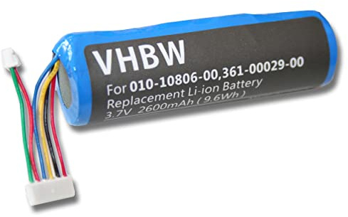 vhbw Akku kompatibel mit Garmin Astro DC20, DC30, DC40, 220, 320 Hundehalsband Hunde-Trainer (2600 mAh, 3,7 V, Li-Ion)