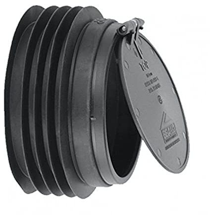Mcalpine Válvula antirflujo Cruzado y Barrera de roedores ARB-1, Negro