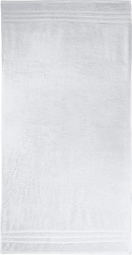 REDBEST Duschtuch New York weiß Größe 70x140 cm - leichte, weiche Qualität, saugstark, sehr strapazierfähig, 100% Baumwolle
