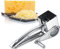 Rallador de Queso Manual Rallador Giratorio de Acero Inoxidable Rotatoria Trituradora，Rallador de Queso Molinillo Queso con manivela para Queso de Acero Inoxidable multifunción Kitchen Craft