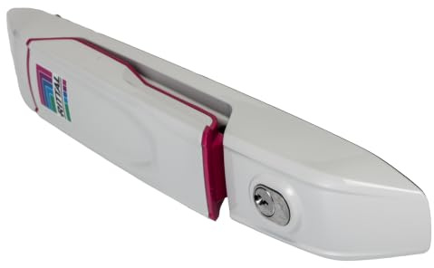 Rittal VX 8618.240 Comfort Grip with Safety Cylinder Insert Light Grey (RAL 7035) Pack of 1
